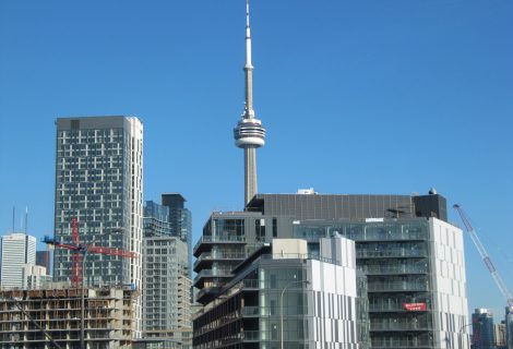 CN Tower View In Toronto
