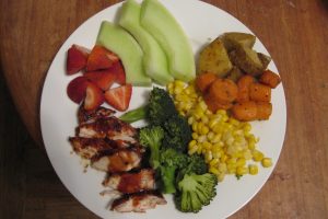Recipe – BBQ Chicken with Assorted Veggies