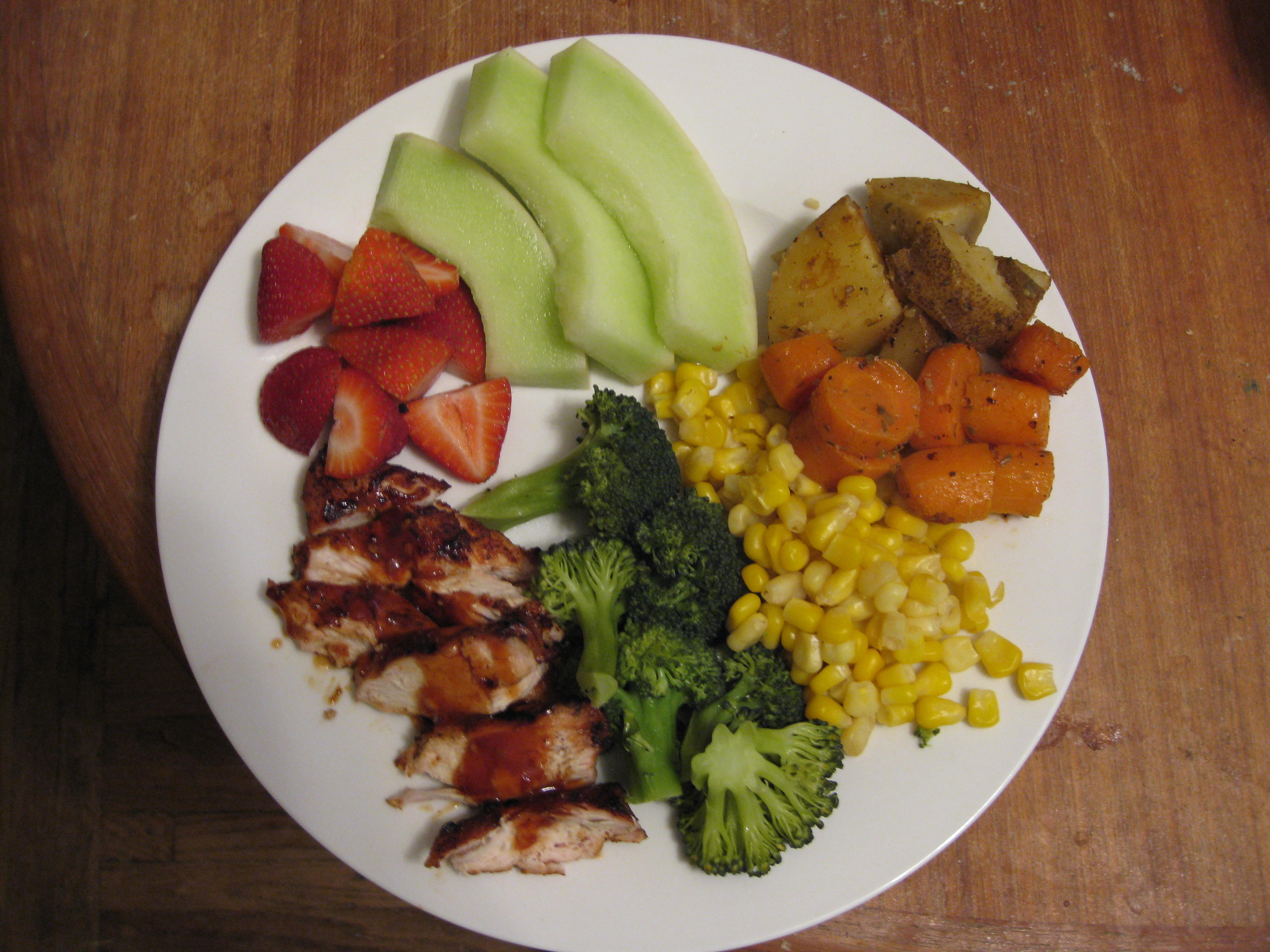 Recipe – BBQ Chicken with Assorted Veggies